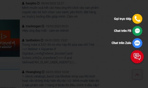 Share block hotline có thêm nút Back to top cho bác nào cần